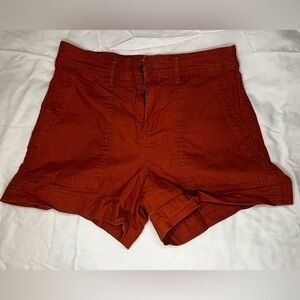 a new day Women's High Waist Cargo Shorts Orange
